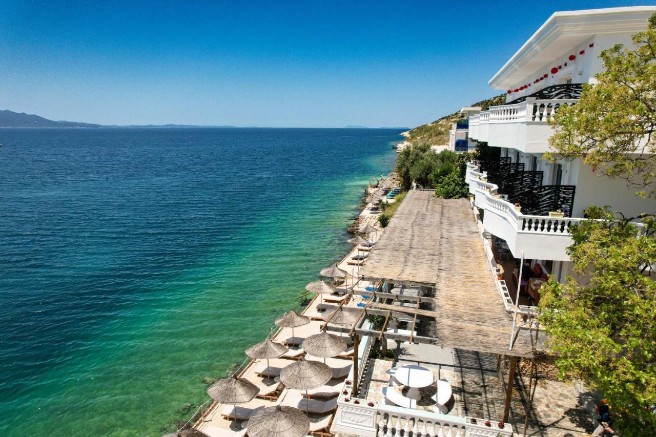 Luxury Villa Alisja Sarande With Private Beach Екстер'єр фото
